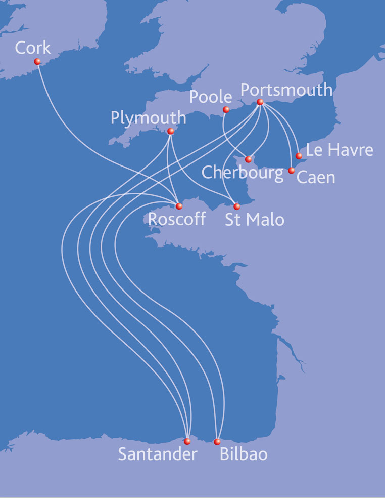 Brittany Ferries Route Map 762×984 Adas l'action sociale en direct